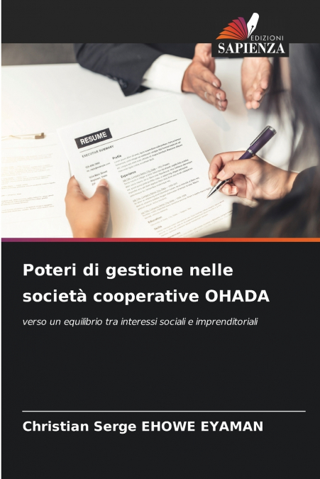 Poteri di gestione nelle società cooperative OHADA