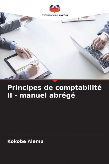 Principes de comptabilité II - manuel abrégé