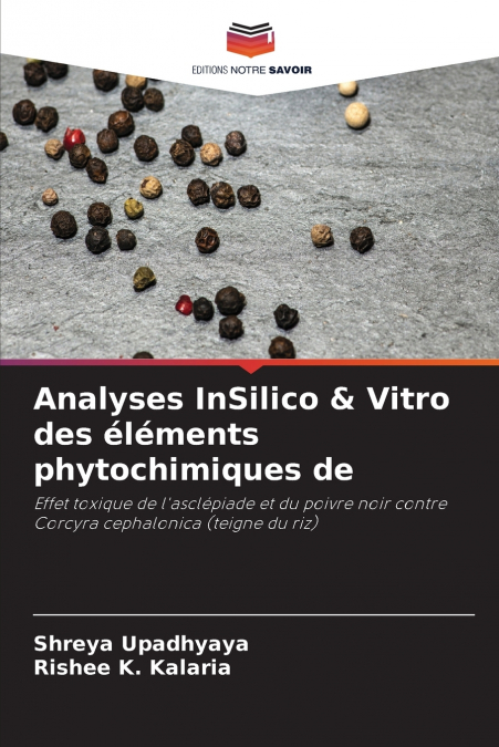 Analyses InSilico & Vitro des éléments phytochimiques de