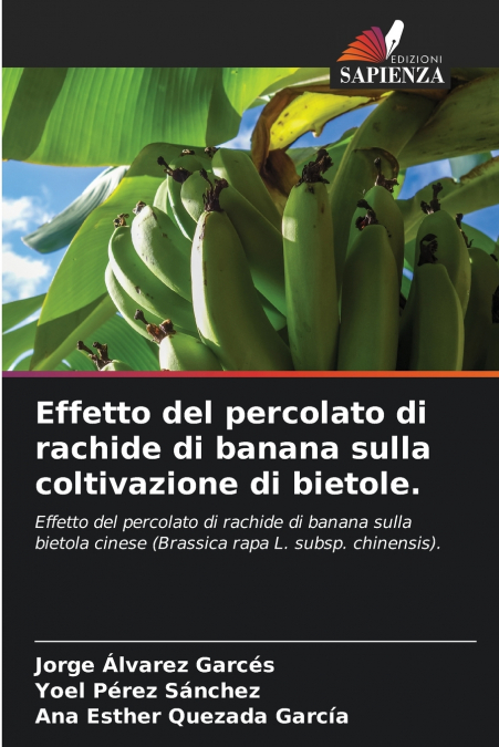 Effetto del percolato di rachide di banana sulla coltivazione di bietole.