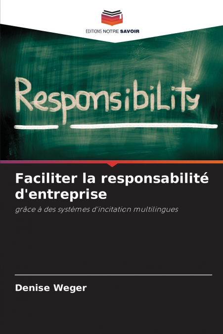 Faciliter la responsabilité d’entreprise