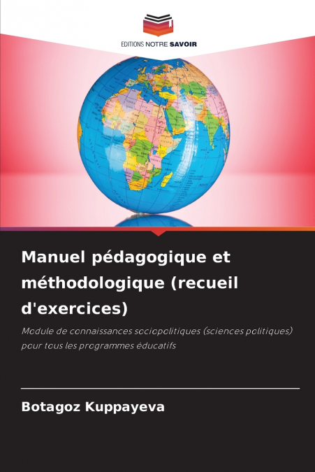 Manuel pédagogique et méthodologique (recueil d’exercices)