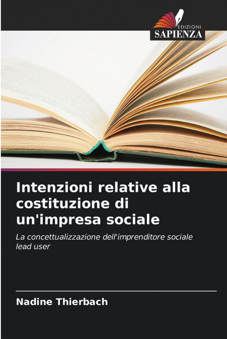 Intenzioni relative alla costituzione di un’impresa sociale