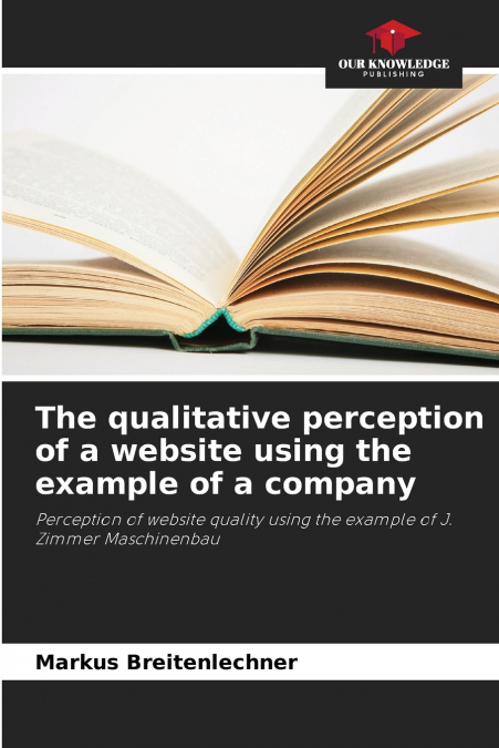 The qualitative perception of a website using the example of a company