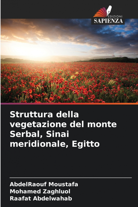 Struttura della vegetazione del monte Serbal, Sinai meridionale, Egitto