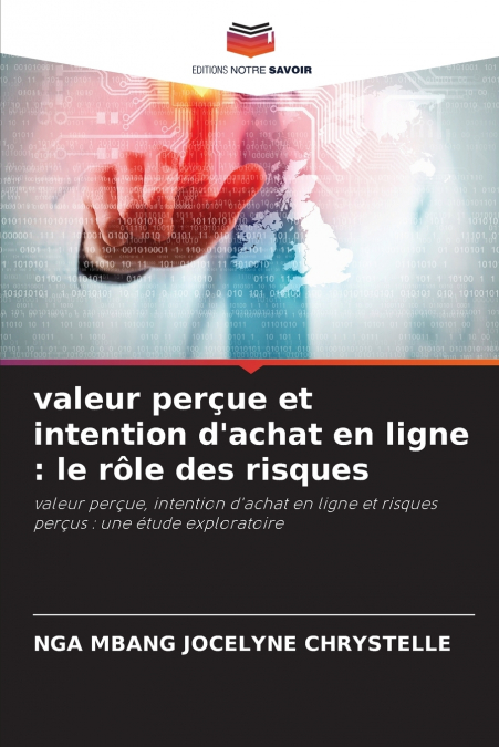valeur perçue et intention d’achat en ligne