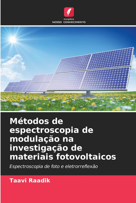 Métodos de espectroscopia de modulação na investigação de materiais fotovoltaicos