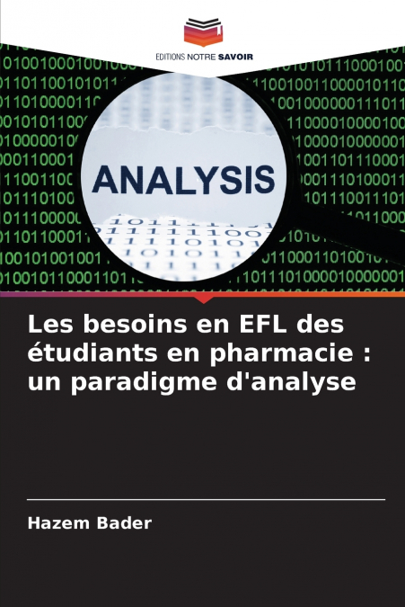 Les besoins en EFL des étudiants en pharmacie