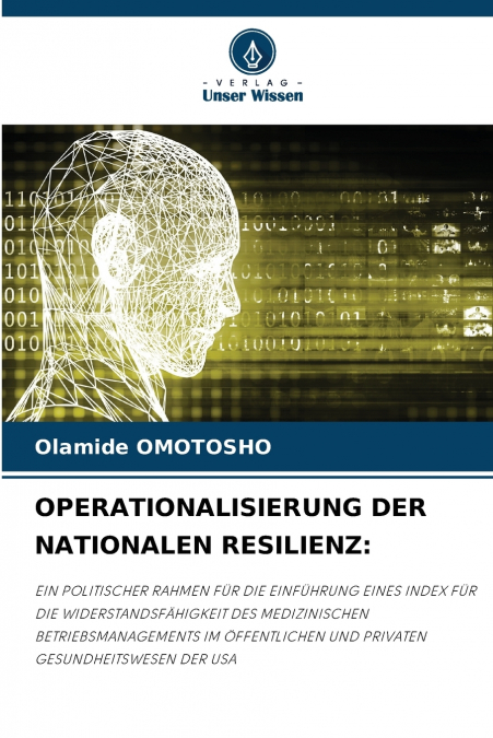 OPERATIONALISIERUNG DER NATIONALEN RESILIENZ