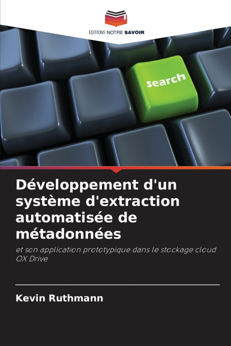 Développement d’un système d’extraction automatisée de métadonnées