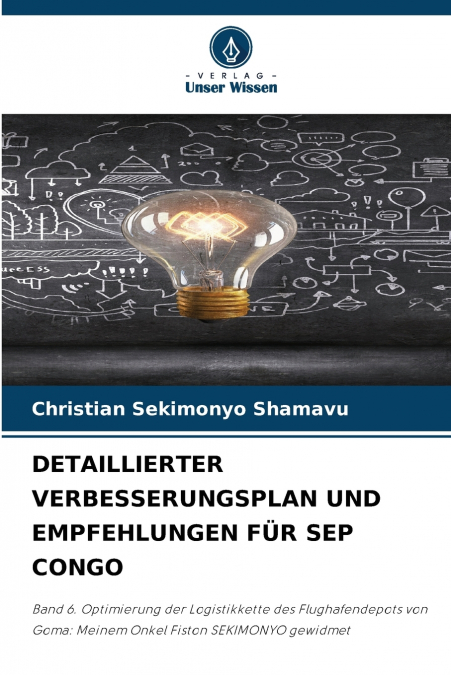 DETAILLIERTER VERBESSERUNGSPLAN UND EMPFEHLUNGEN FÜR SEP CONGO