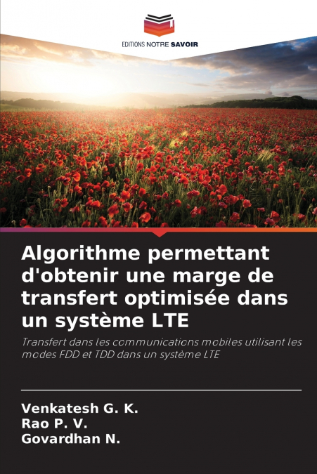 Algorithme permettant d’obtenir une marge de transfert optimisée dans un système LTE