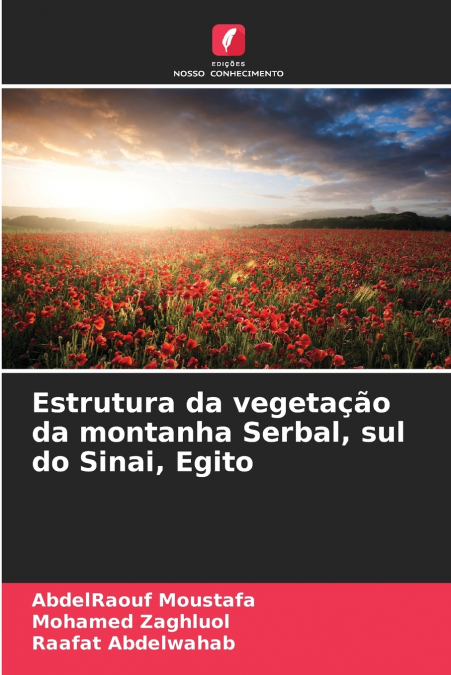 Estrutura da vegetação da montanha Serbal, sul do Sinai, Egito