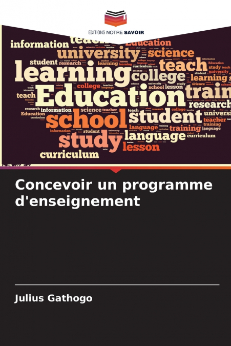 Concevoir un programme d’enseignement