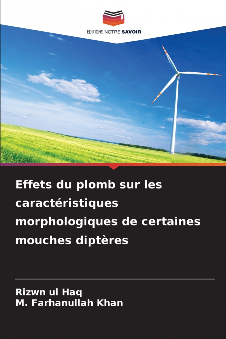 Effets du plomb sur les caractéristiques morphologiques de certaines mouches diptères