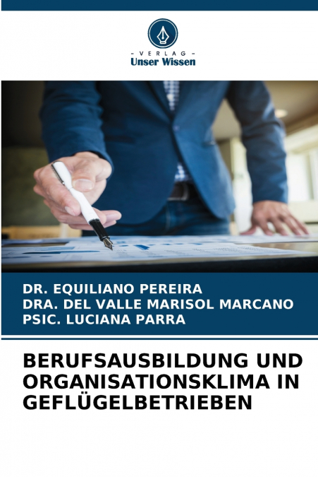 BERUFSAUSBILDUNG UND ORGANISATIONSKLIMA IN GEFLÜGELBETRIEBEN