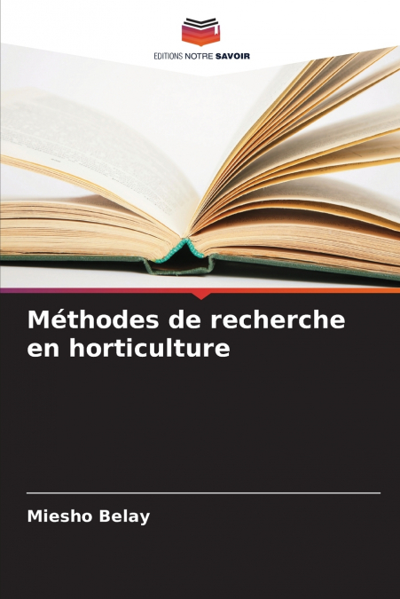 Méthodes de recherche en horticulture