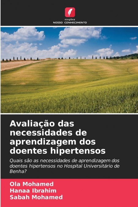 Avaliação das necessidades de aprendizagem dos doentes hipertensos