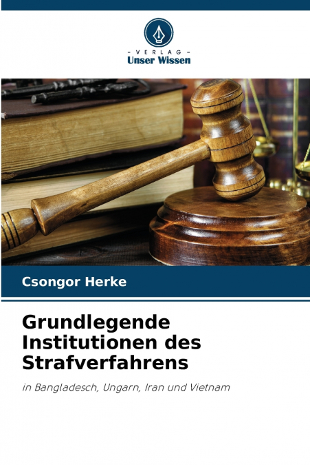 Grundlegende Institutionen des Strafverfahrens