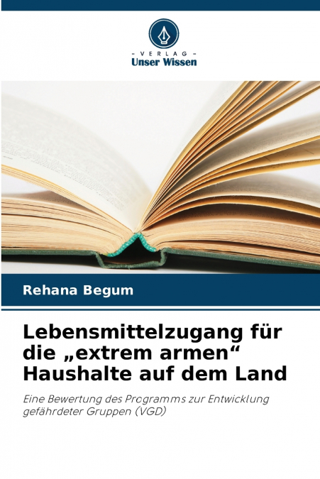 Lebensmittelzugang für die „extrem armen' Haushalte auf dem Land