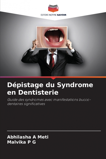 Dépistage du Syndrome en Dentisterie