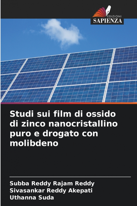 Studi sui film di ossido di zinco nanocristallino puro e drogato con molibdeno