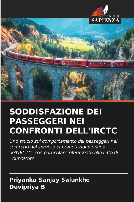 SODDISFAZIONE DEI PASSEGGERI NEI CONFRONTI DELL’IRCTC