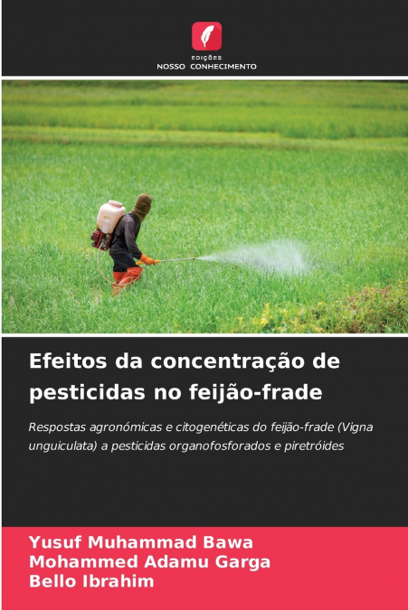 Efeitos da concentração de pesticidas no feijão-frade