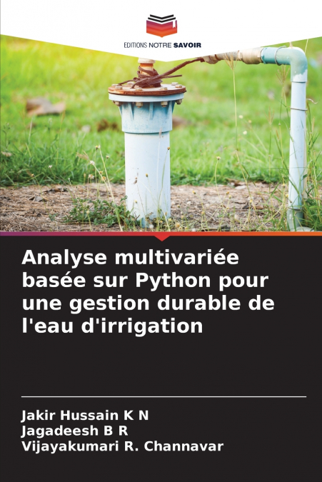 Analyse multivariée basée sur Python pour une gestion durable de l’eau d’irrigation