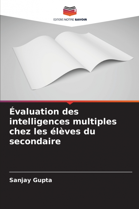 Évaluation des intelligences multiples chez les élèves du secondaire
