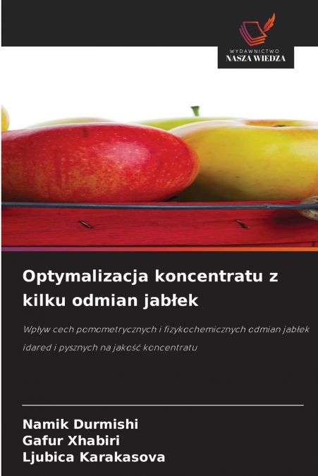 Optymalizacja koncentratu z kilku odmian jabłek