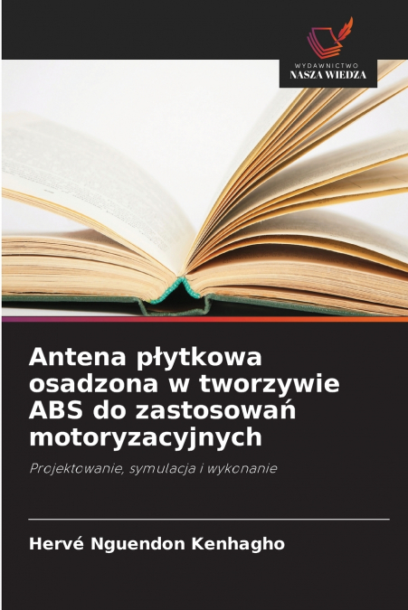Antena płytkowa osadzona w tworzywie ABS do zastosowań motoryzacyjnych