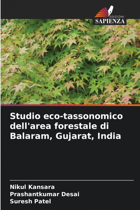 Studio eco-tassonomico dell’area forestale di Balaram, Gujarat, India