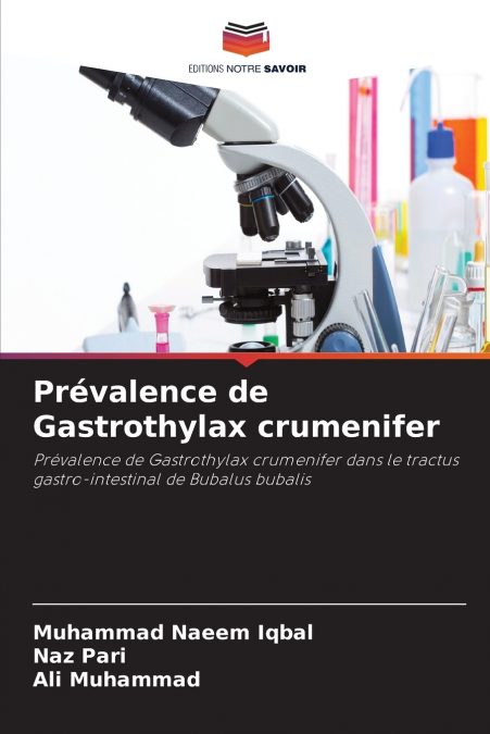 Prévalence de Gastrothylax crumenifer