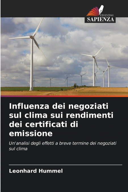 Influenza dei negoziati sul clima sui rendimenti dei certificati di emissione