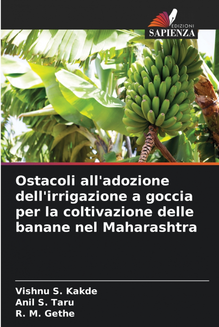 Ostacoli all’adozione dell’irrigazione a goccia per la coltivazione delle banane nel Maharashtra