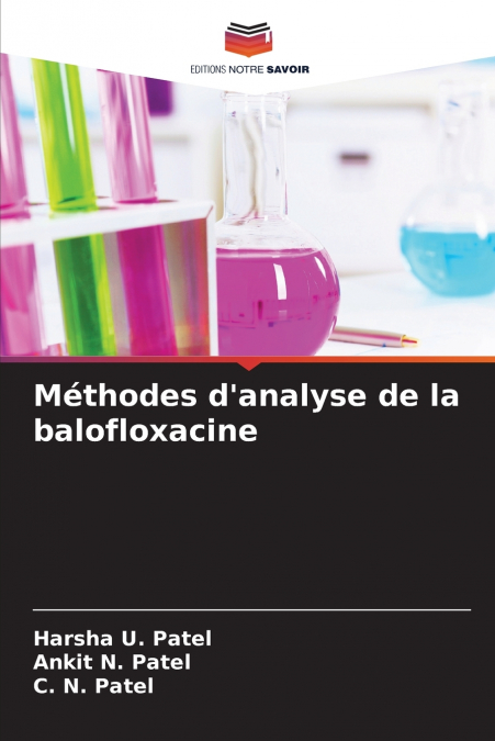 Méthodes d’analyse de la balofloxacine