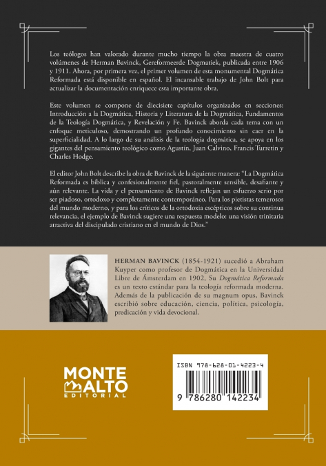 Dogmática Reformada Volumen 1