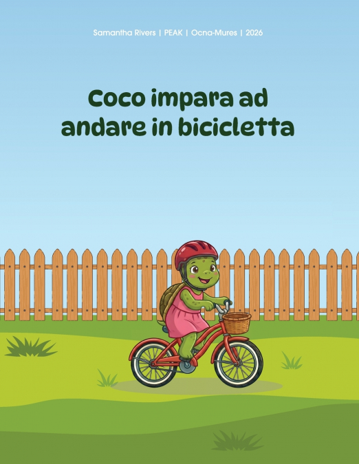 Coco impara ad andare in bicicletta