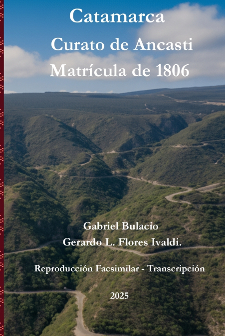 Catamarca Curato de Ancasti Matricula 1806