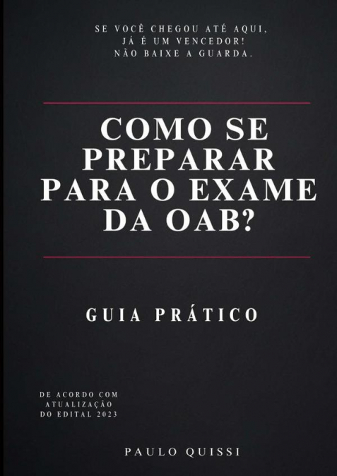 Como Se Preparar Para O Exame Da Oab?
