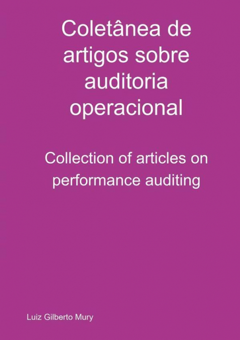 Coletânea De Artigos Sobre Auditoria Operacional
