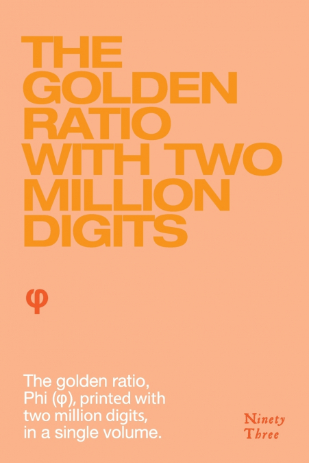 The Golden Ratio with two million digits