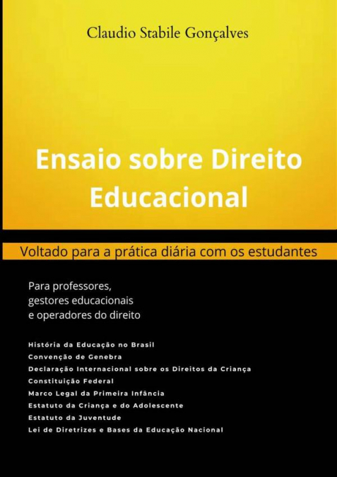 Ensaio Sobre Direito Educacional