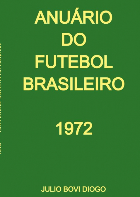 Anuário Do Futebol Brasileiro - 1972