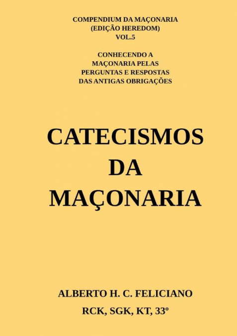 Catecismos Da Maçonaria