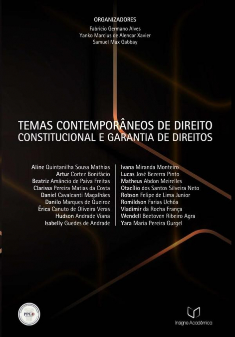 Temas Contemporâneos De Direito Constitucional E Garantia De Direitos