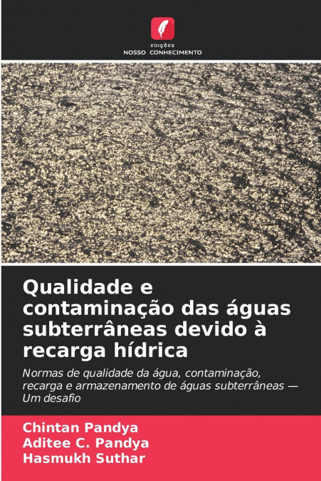 Qualidade e contaminação das águas subterrâneas devido à recarga hídrica