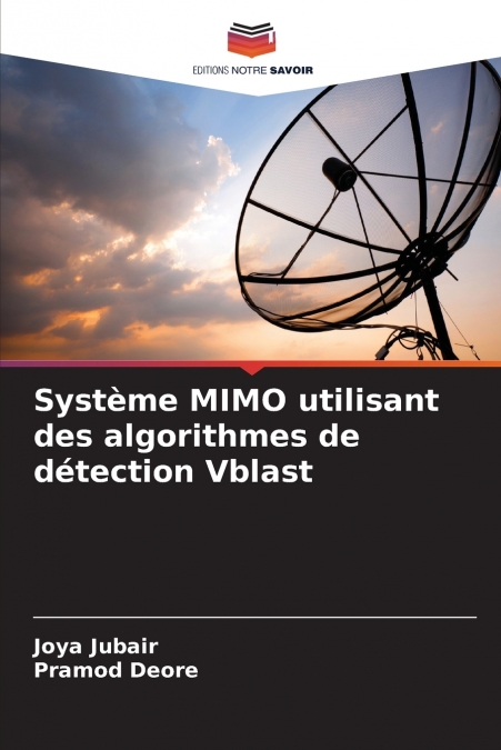 Système MIMO utilisant des algorithmes de détection Vblast