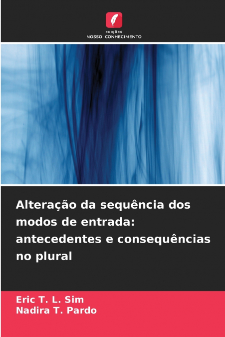 Alteração da sequência dos modos de entrada